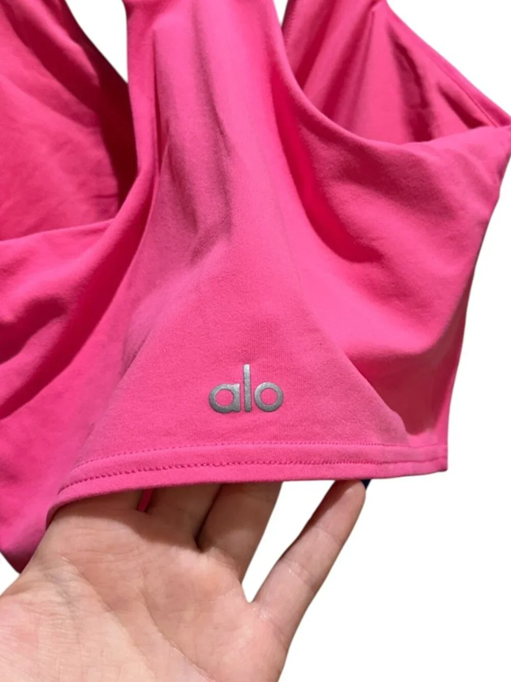 ALO YOGA Real Bra Tank Bright Pink